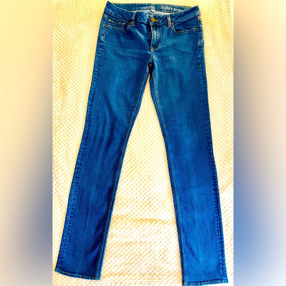 New York & Company Women's Straight Leg Jeans in Blue